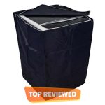 Washing Machine Cover - Black/Silver Grey Parachute Quality Light Weight Easy To Use - Dust Proof Anti Scratch Sun light Reflection Long Life Parachute Quality - See Size Then Order For Top - Image 3