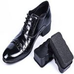 Double-sided colorless leather shoes care portable Instant Shine Sponge shoe