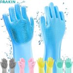 Kitchen Washing Hand cleaning Gloves waterproof gloves for Washing Dishes or Clothes household durable - Pair