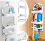 PREMIUM QUALITY 3 FLAT RACK PURE PLASTIC BATHROOM ACCESSORIES - Image 4