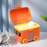 Portable Milk Powder Formula Dispenser (180G Capacity)Food Container Storage Feeding Boxes for Baby Kids Toddler Grid Baby Food Storage Box - Image 5