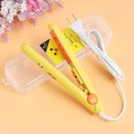 Mini Small Hair Straightener Student Mini Crystal Flat Iron Bangs Straight Hair Curler Fashion Portable Hair Styling Tools - Image 2