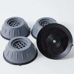 4Pcs Washing Machine Floor Mat Elasticity Earth Protectors Furniture Anti Vibration Rubber Feet Pads Non Slip Shock Proof Washing Machine Shock Absorption And Anti Shake Foot Pad For Washing Machine Support - Image 3