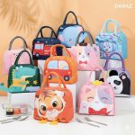 Lunch Bag Thermal Insulated Food Storage Tote with Thick Aluminum Foil Lining, Waterproof & Portable Lunch Box Bag for Office, School & Picnic