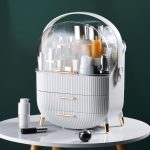 Usman's Hub - Cosmetic Box | Makeup Organizer | Waterproof Dustproof Cosmetic Storage Case | Luxury Vanity Countertop Display - Image 2