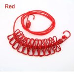 180 cm Portable Clothing Clothesline with 12 Clips Retractable Laundry Dryer Clothes Rope Drying Rack Cloth Hanging Line For Outdoor - Image 7