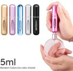 5ml Perfume Atomizer Spray Bottle For Travel Mini Perfume Refills Empty Spray Perfume Container (Random Color)