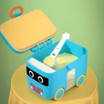 Portable Milk Powder Formula Dispenser (180G Capacity)Food Container Storage Feeding Boxes for Baby Kids Toddler Grid Baby Food Storage Box - Image 3