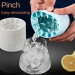 Silicone Ice Cube Mold Round Ice Bucket Summer Homemade DIY Refrigerator Freeze Ice Maker Creative Ice Cube Mold Barware Tools - Image 2
