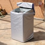 Washing Machine Cover - Black/Silver Grey Parachute Quality Light Weight Easy To Use - Dust Proof Anti Scratch Sun light Reflection Long Life Parachute Quality - See Size Then Order For Top - Image 6
