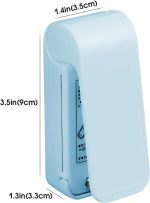 Portable Mini Sealer Home Heat Bag Plastic Household Electronic Mini Heat Sealing Machine Plastic Food Snacks Bag Packing Sealer Tool By Tawakkal Mart. - Image 2