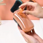 Hydraulic Cleaning Brush Large Laundry Brush Soft Bristles for Jeans Shoes And Other Cleaning Purposes Scrub Dishwashing Brush Pot Dish Plastic Brush Soap Dispenser Brush Cleaning Brushes | Cleaning Brush | New Brush - Image 2