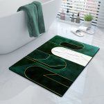 Bath Mat Water Absorbent Non-Slip, Water Absorbent Bath Carpet for Bathroom, Shower Room, Tub, Entryway, Kitchen, Sink - Image 3