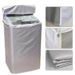 Washing Machine Cover - Black/Silver Grey Parachute Quality Light Weight Easy To Use - Dust Proof Anti Scratch Sun light Reflection Long Life Parachute Quality - See Size Then Order For Top - Image 7