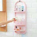 PREMIUM QUALITY 3 FLAT RACK PURE PLASTIC BATHROOM ACCESSORIES - Image 7
