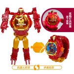 Marvel Iron Man Spiderman Cartoons Children's Watch Deformation Robot 3d LED Luminous Watch Children's Model Toy Watch - Image 4