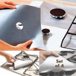 4 Pieces Non-Stick Gas Range Protectors Reusable Aluminum Foil Gas Stove Burner Cover Protector Liner Clean Mat Pad (Silver) - Image 6
