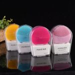 Forever Facial Massager Ultrasonic Electric Silicon Facial cleanser Brush For All Skin Types
