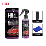Rayhong 3 in 1 High Protection Quick Car Coating Spray cleaning repair polishing Spray Coat Ceramic Coating - Image 4