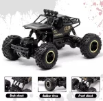 Toyz Remote Control Plastic Racing Car, Rock Crawler 4 Wheel Drive Metal Alloy Body Remote Control Rock Climber High Speed Monster Car (Assorted Colour) - Image 2