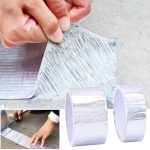 High Quality Aluminum Foil Tap 4 inches, Super Fix Adhesive Butyl Strong Waterproof Tape Adhesive Tape Stop Leak Seal Repair Tape Crack Thicken Tape , Strong Waterproof Tape for Water tank Roof Pipe Repair Tape Butyl