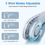 Sonifer Portable Neck Fan, Bladeless Neck Fan, Rechargeable Hands-Free Around the Neck Fan, Wearable Small Mini USB Hanging Fan - Image 5