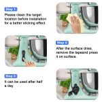 Silicone Wire Organizer Wire Holder Cable Organizer Silicone Cord Holder For Kitchen Appliances Cord Winders Cord Wrappers For Kitchen Appliances With 3M Adhesive Butterfly Design Silicone Wire Holder - 1Pc - Image 4
