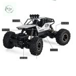 Remote control monster truck, High Speed Racing Car, 4x4 Off roading Metal Jeep, jeep car, recharge able car, RC Rock jeep,