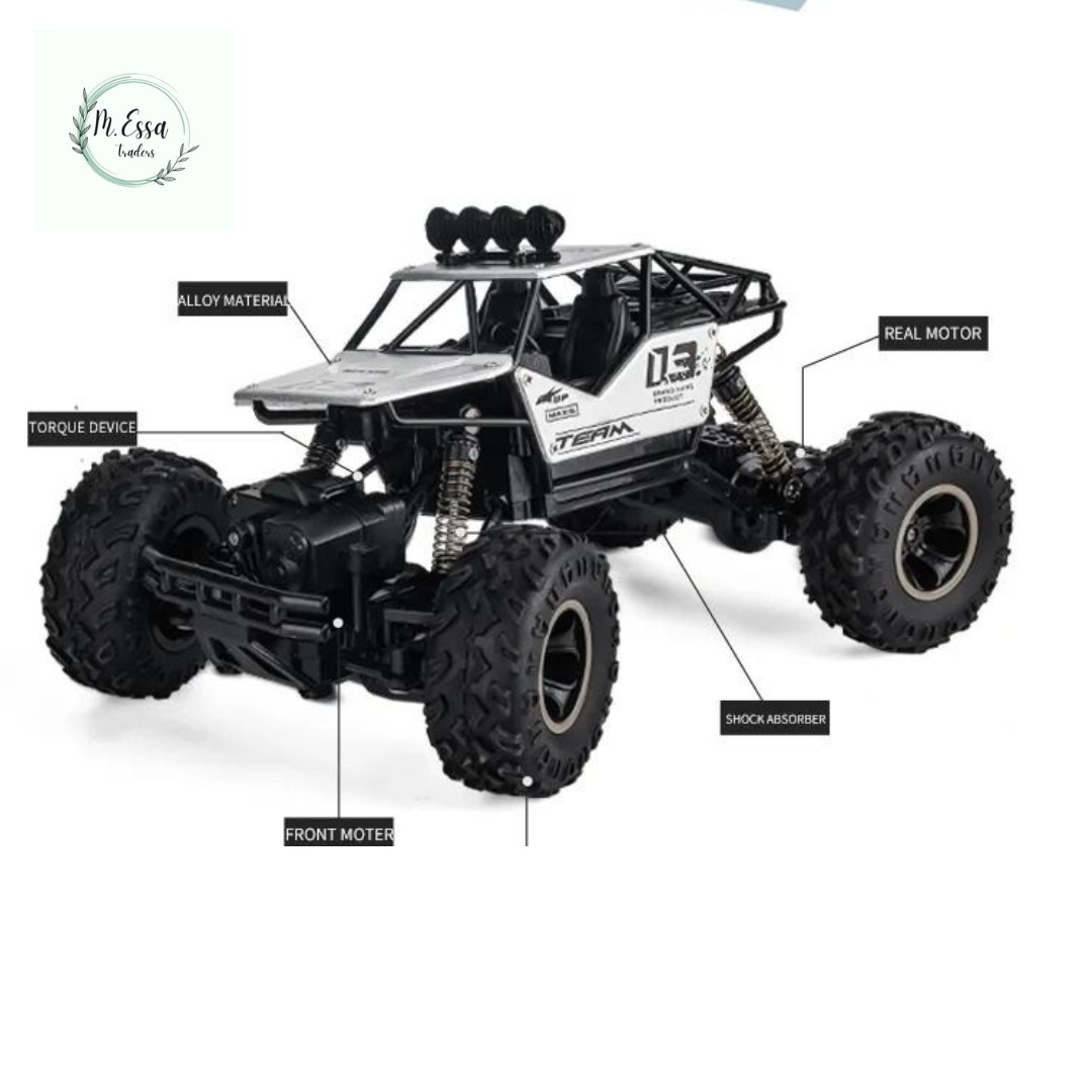 imgi_71_c28017fd72165fc7261accb0c15dc54c Remote control monster truck, High Speed Racing Car, 4x4 Off roading Metal Jeep, jeep car, recharge able car, RC Rock jeep, - Image 1
