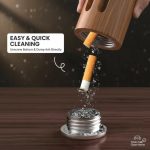 1/8 Rs. 1,799 Rs. 4,000 -55% Ends in 8 days 03:02:15 badgeDAN TECHNOLOGY Luxury Wooden Car Ashtray – Portable Anti-Ash Cigarette Holder, Windproof & Smokeless Design for Car, Office & Home - Image 6