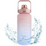 2L Water Bottle Motivational Water Bottle with Time & Capacity Marker BPA-Free Sports Water Cup Fitness Gym Running Exercise - Image 6