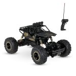 Toyz Remote Control Plastic Racing Car, Rock Crawler 4 Wheel Drive Metal Alloy Body Remote Control Rock Climber High Speed Monster Car (Assorted Colour) - Image 4