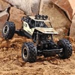 Toyz Remote Control Plastic Racing Car, Rock Crawler 4 Wheel Drive Metal Alloy Body Remote Control Rock Climber High Speed Monster Car (Assorted Colour)