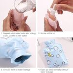 Mini Hot Water Bottle Bag for Toddlers Shoulder Hand Warmer Heat Pack Warm Belly Instant Hot Pack Winter Water Heating Pad - Image 6