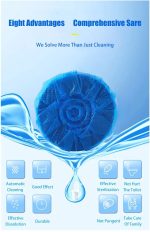 10 pcs Automatic Toilet Bowl Cleaner Effervescent Tablet for Toilet Fast Remover Urine Stain Deodorants Yellow Dirt Toilet Cleaning Tool