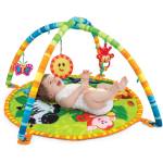 Baby Play Mat with Hanging Rattles For kids / Indoor Games Baby / Baby Play gym Mat - Image 3