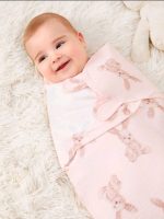 100% Cotton Newborn Swaddle Wrap Baby Sleeping Bag Adjustable New Born Blankets Baby Sleepsack Infant Bedding Accessories - Image 2