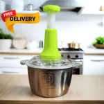 Chopper – 2L Heavy-Duty Stainless Steel Manual Food Cutter | Easy Meat & Veg Prep - Image 4