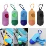 Tawakkal Mart 1pcs Dispenser + 2pcs Rolls Disopsable Baby Diapers Bag Box Kit Portable Baby Diapers Bags Rubbish Bags Garbage Bag Removable Box Nappy Bag with Rope/hooks