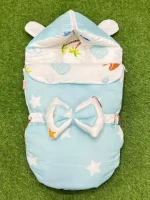 Double Bow- Comfort Brand Baby Sleeping Bag Gor Newborns / Baby Carry Nest in Cotton - Image 2