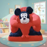 Babies Learn To Sit On The Sofa