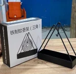 Triangular Mosquito Coil Holder, Spiral Mosquito Coil Holder Iron Frame Insect Repellent Incense Rack - Image 2