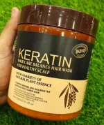 Keratin Hair Mask Keratin Hair Treatment Straighten Hair For Hair 500 ML - Image 3