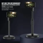 Tiktok, sketch and Art drawing, and YouTube videos creator Compatible Compact Lightweight Mobile Smart Phone Tripod Stand - Black - Image 2
