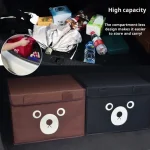 Panda Design Folding Storage Bin – Collapsible Non-Woven Fabric Toy Organizer, Quilt Basket, Toy Chest, Clothes Storage Box with Handles for Kids Room, Closet, Cabinet, Bedroom, Underbed, Wardrobe, Laundry – Toy Box, Storage Cube & Organizer Bin - Image 2