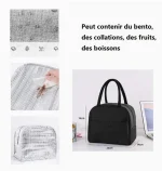 Insulated Lunch Bag - Large Thermal Tote for Hot & Cold Food Storage | Reusable Picnic Bag with Adjustable Shoulder Strap for Men & Women - Perfect for Office & Outdoor Adventures - Image 3