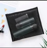 3 Pcs Set Multi Purpose Cosmetic Pouch Organizer Storage Jewellery Vanity Box Makeup Kit Stationary Cosmetic Organizer Make Up Artist Pouch Set Cosmetic Storage Purse Travel Make Up Kits Organizer Toiletry Organizer Pouches - Image 5