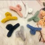 Claw Clip Crossing Teeth Soft Cute Big Hair Clip by royal kids