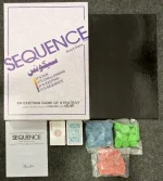 Sequence Board Strategy Game XL 28 Inches Size Hard Laminated Board with Plastic Cards - Image 2