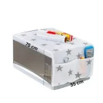 Protect Your Microwave: Dustproof Fabric Microwave Oven Cover with Bonus Storage Pockets - Image 3